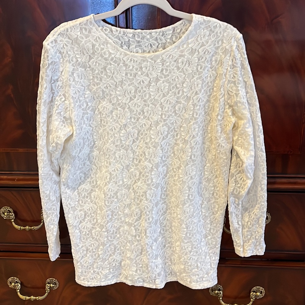 Vintage 90’s stretch lace top